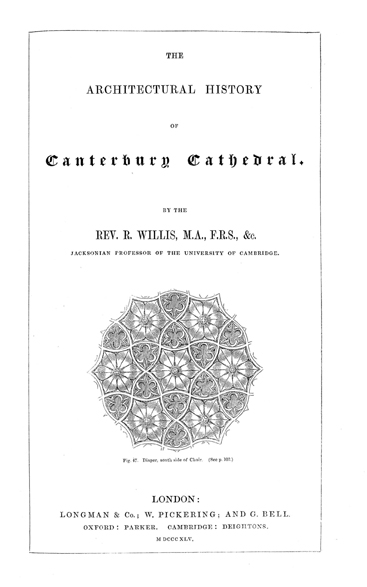 The architectural history of Canterbury Cathedral
